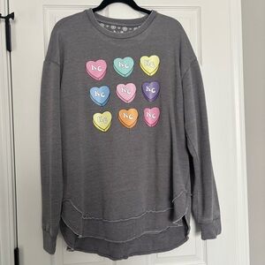 New XL Royce “KC” hearts Kansas City Gray Sweatshirtrt